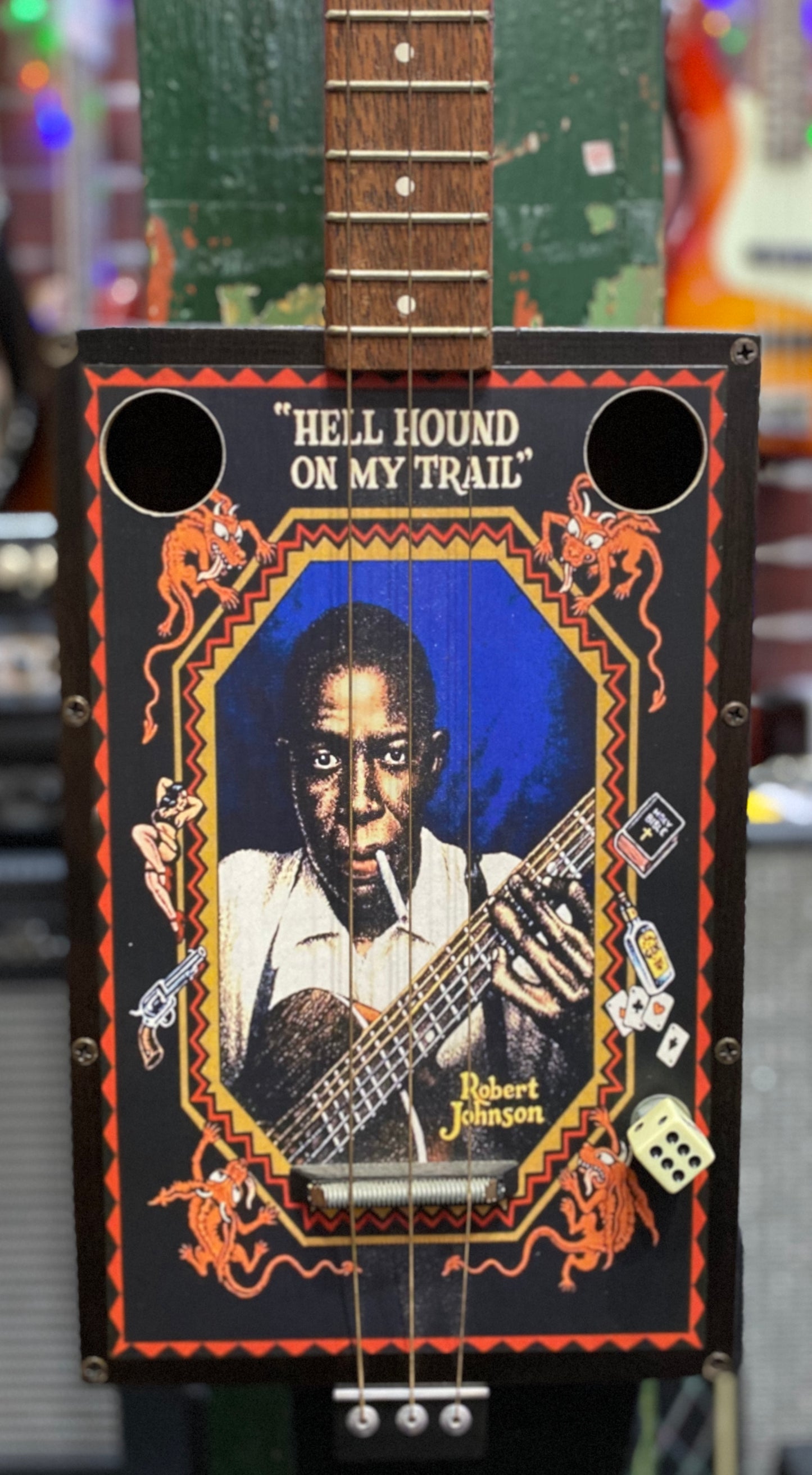 Groove Art Cigar Box Guitar 'Robert Johnson'