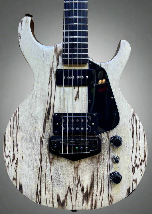 Kendall Guitars Double Cut Electric - Spalted Tamarind
