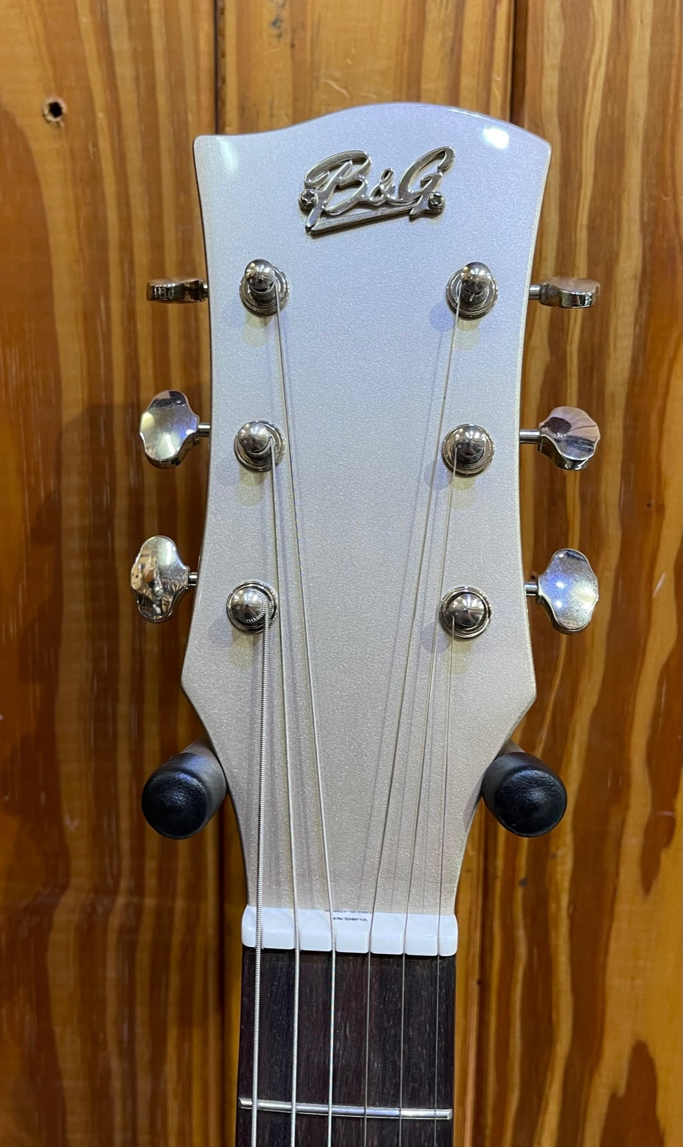 B&G Step Sister Cutaway P90s - Champagne