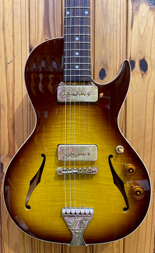 B&G Little Sister Cutaway P90 - Flame Maple