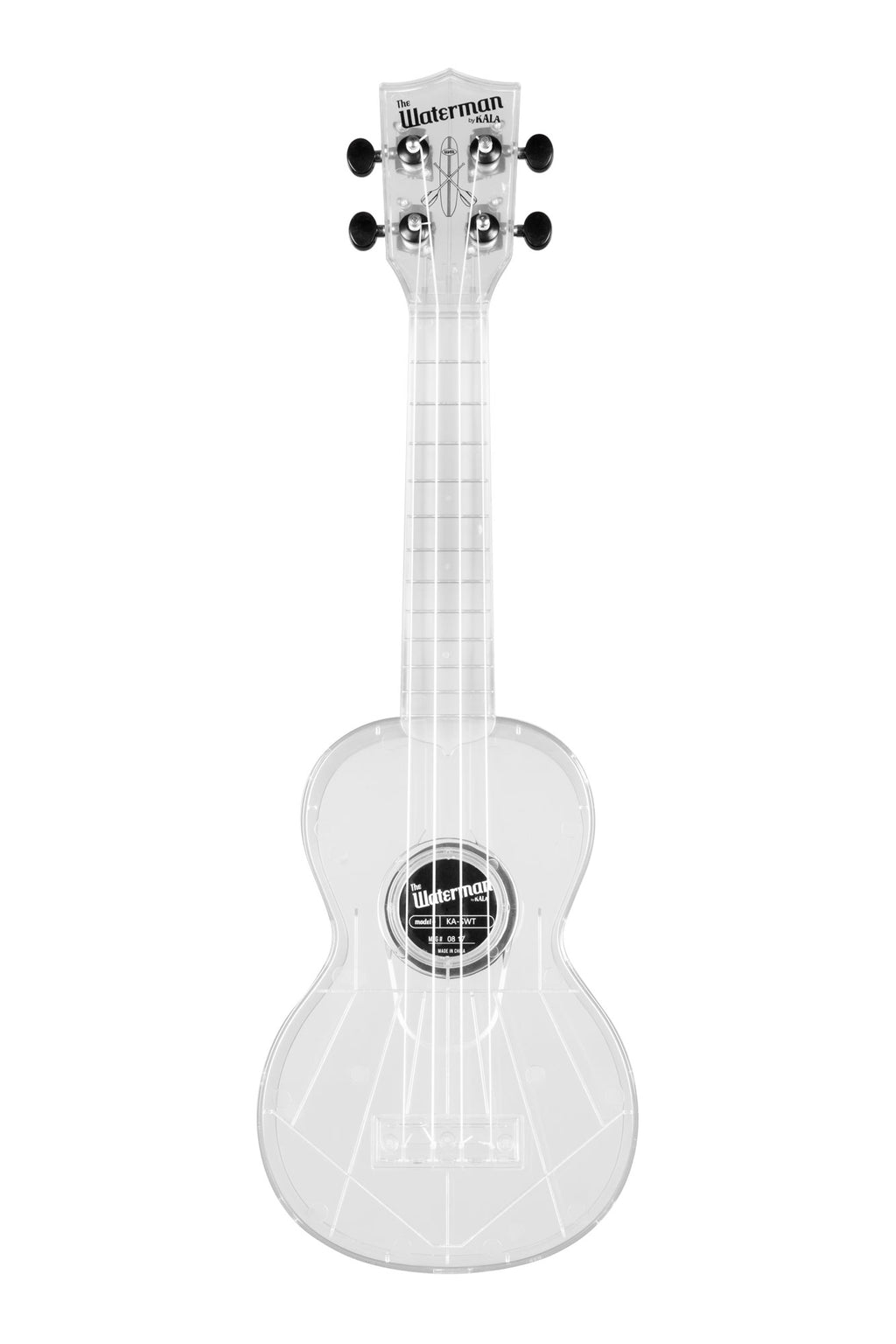 Waterman Soprano Ukulele - Transparent Ice
