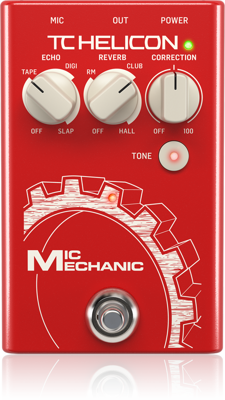 TC Helicon Mic Mechanic Vocal Effects Pedal Guitar Bros