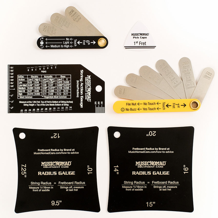 Music Nomad Precision Setup Gauge 6-Piece Tool Kit