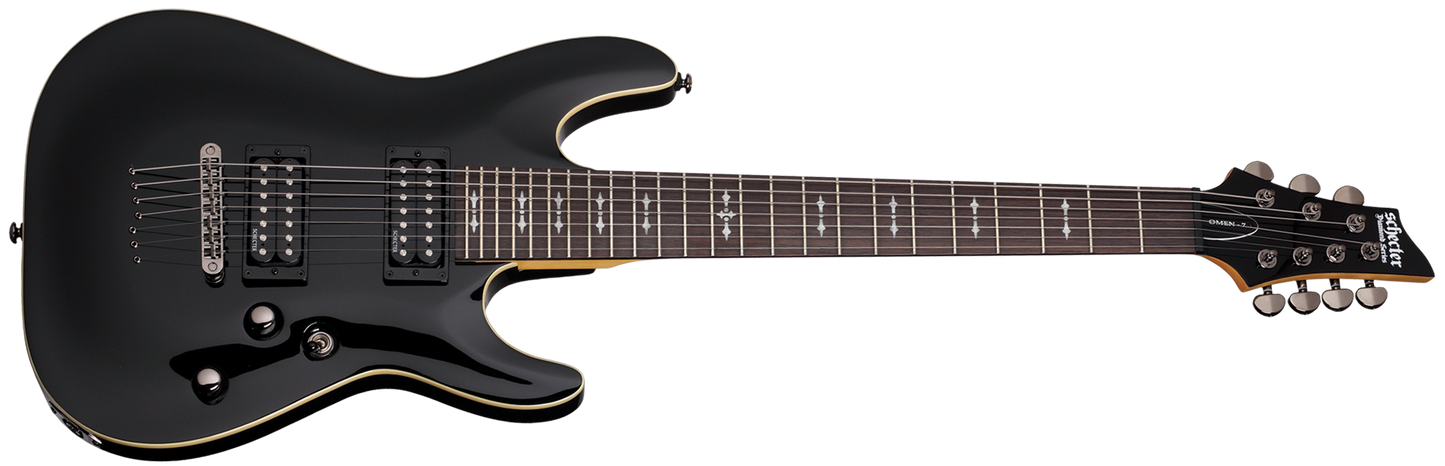 Schecter Omen-7 - Gloss Black