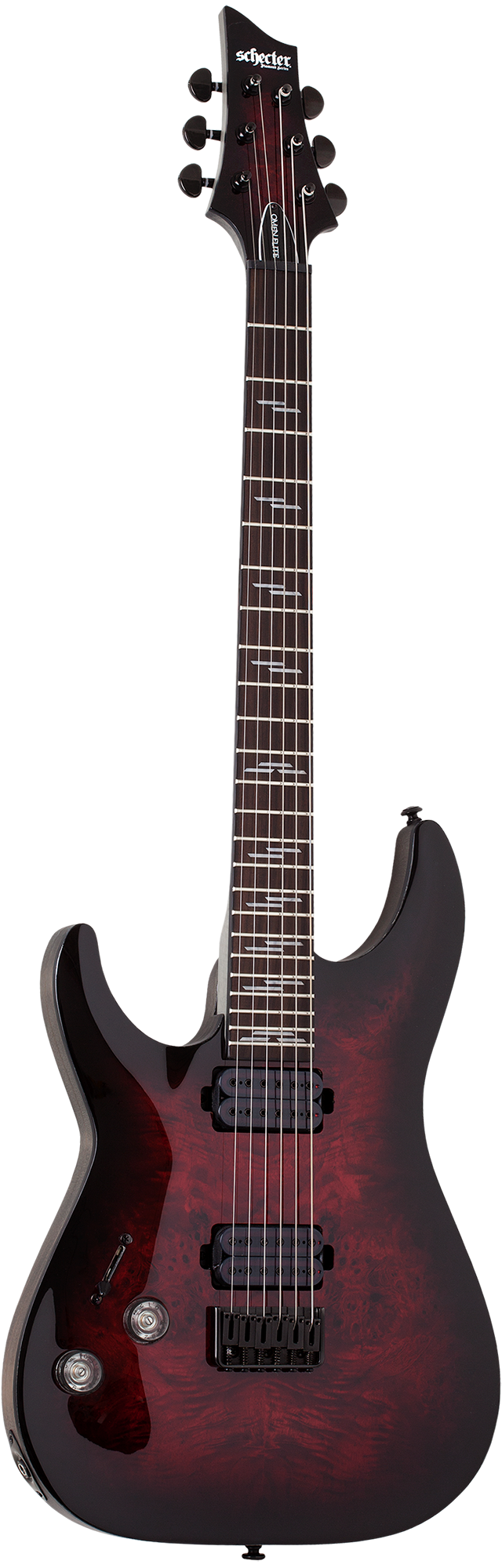Schecter Omen Elite-6 - Black Cherry - Left-handed