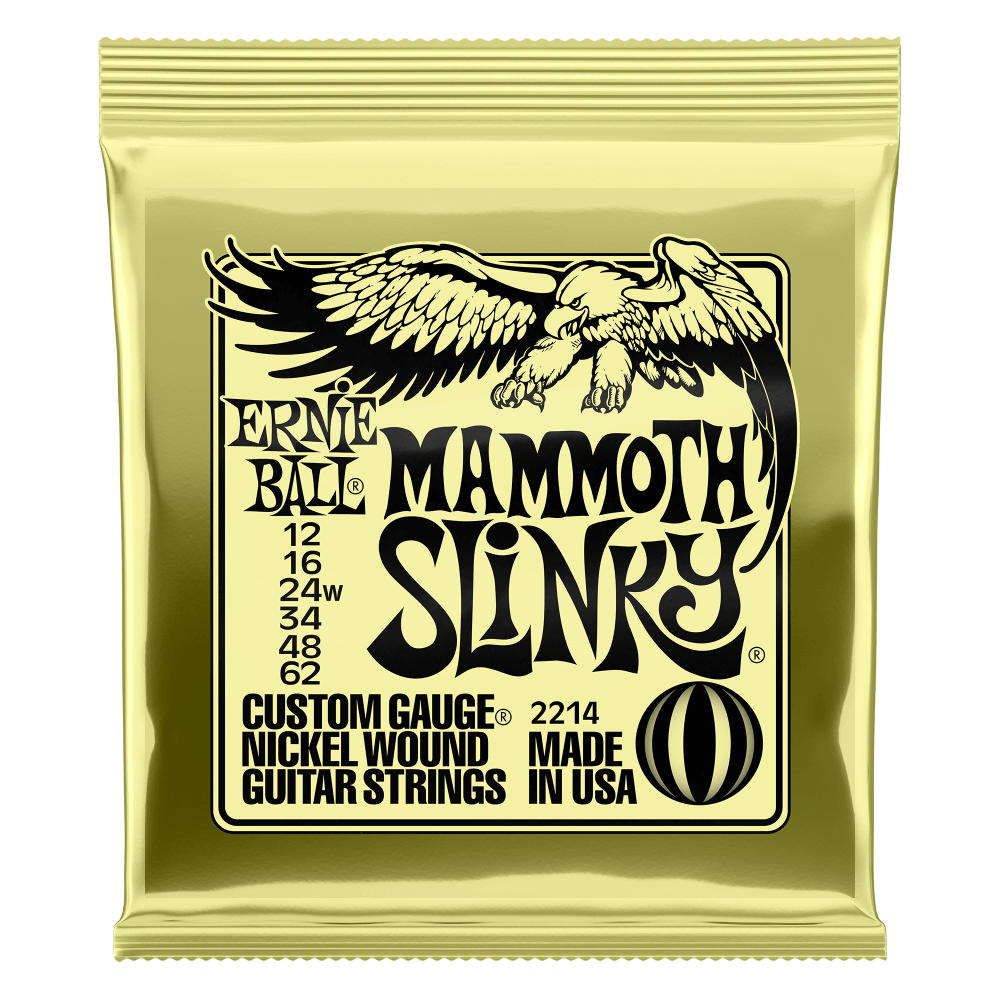 Ernie Ball Electric Mammoth Slinky 12-62 Nickel Wound Strings