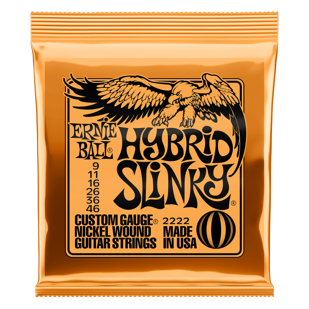 Ernie Ball Electric Hybrid Slinky 9-46 Nickel Wound Strings