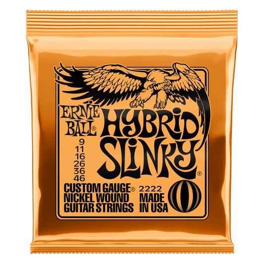 Ernie Ball Electric Hybrid Slinky 9-46 Nickel Wound Strings