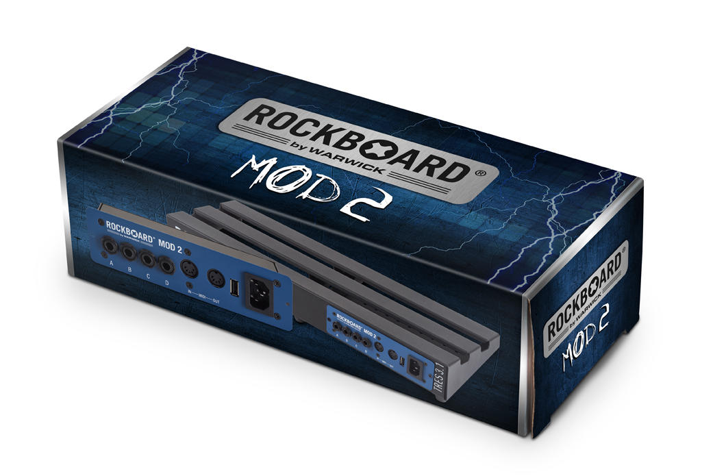 Warwick Rockboard Mod 2 Patch Bay - TRS, USB, MIDI & Barrel