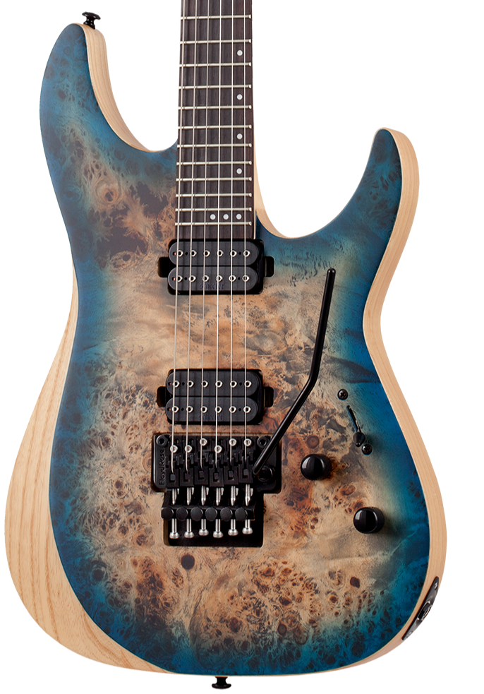 Schecter Reaper 6 Floyd Rose - Satin Sky Burst | Guitar Bros