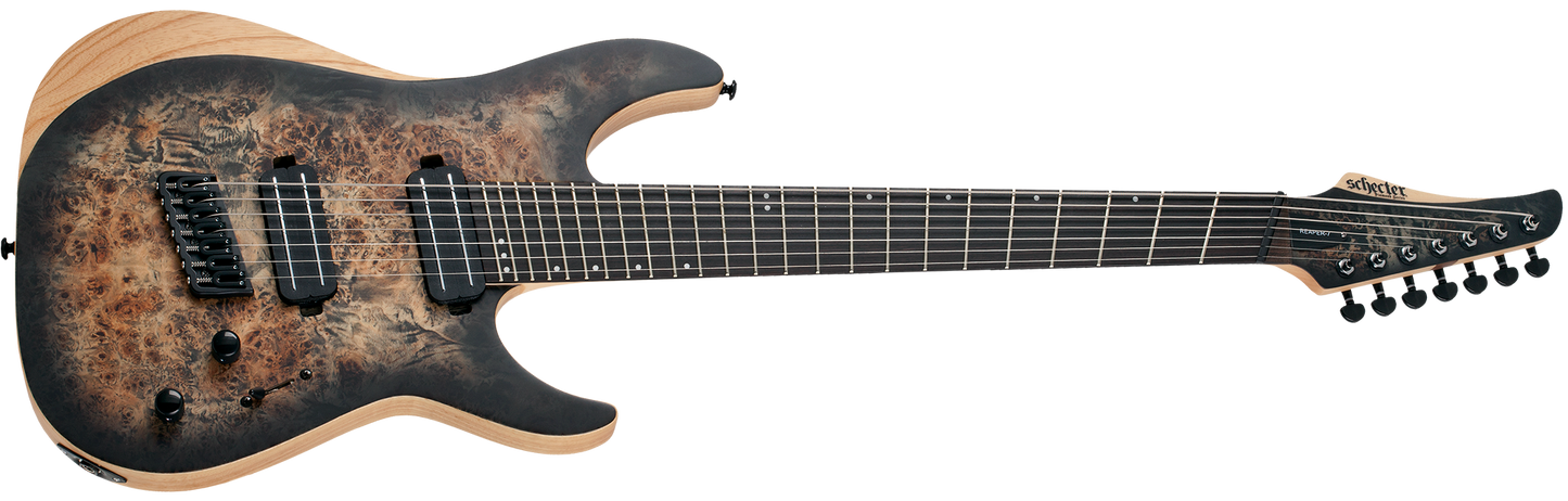Schecter Reaper-7 Multiscale - Charcoal Burst