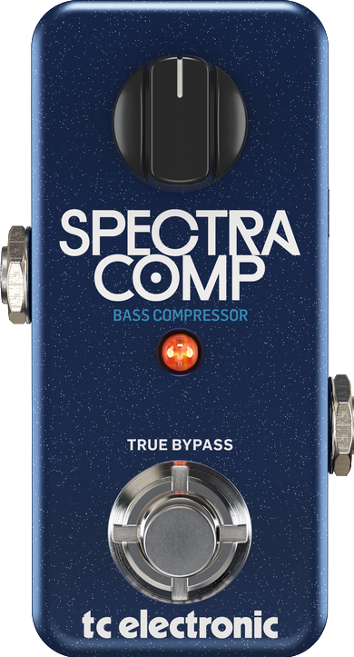 bass guitar compressor pedal TC Electronic Spectracomp Bass Compressor Pedal