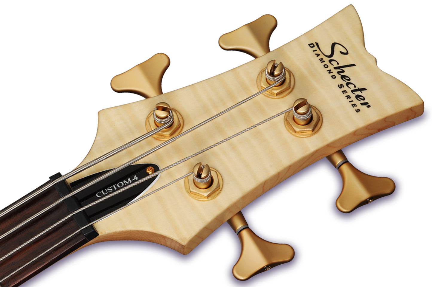 Schecter Stiletto Custom 4 String Bass - Natural
