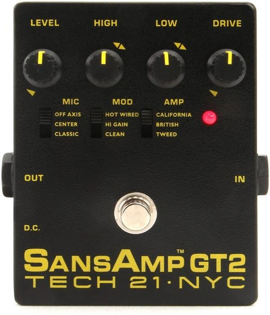 Tech 21 Sansamp GT2 Guitar Tube Amp Emulator