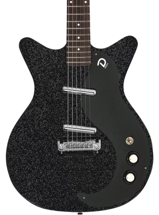 Danelectro Blackout '59M NOS+ Electric Guitar Black Metal Flake