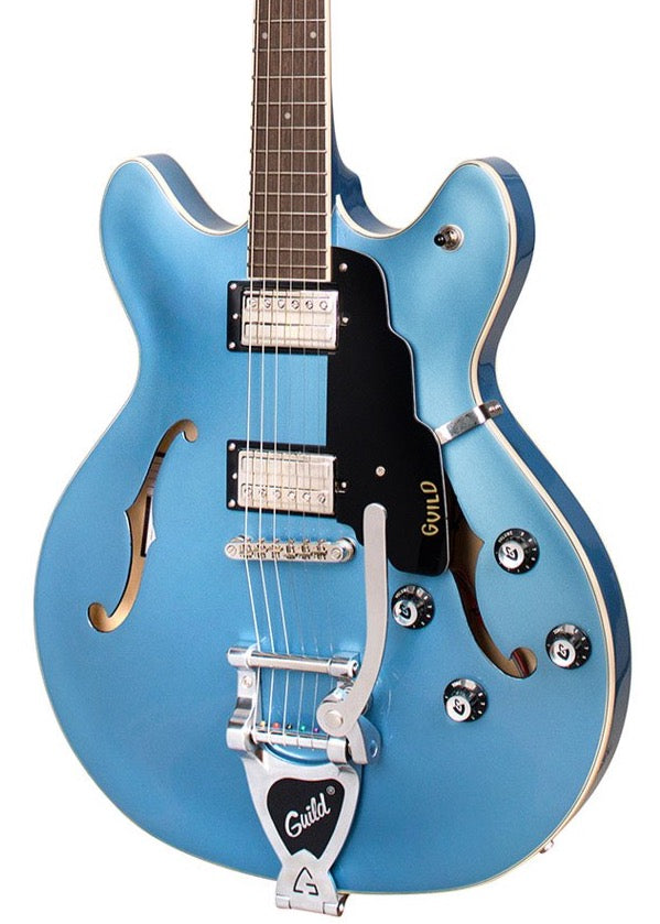 Guild Starfire 1 GTV DC Archtop - Pelham Blue