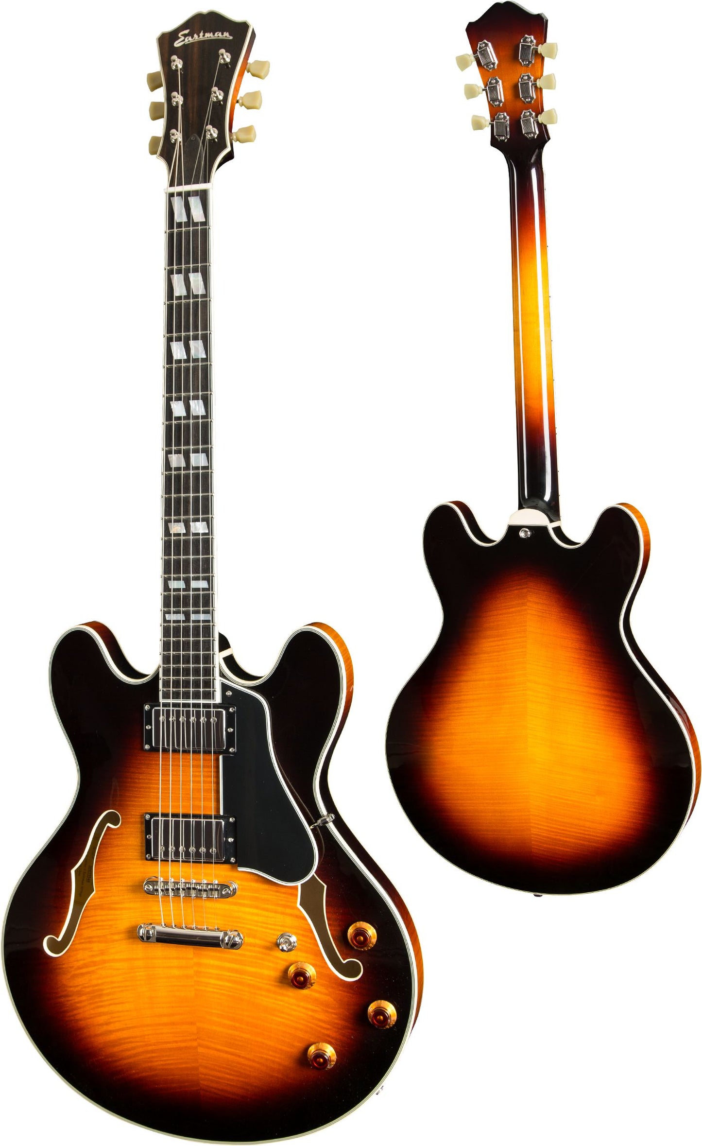 Eastman T486 Semi-Hollowbody Electric - Sunburst