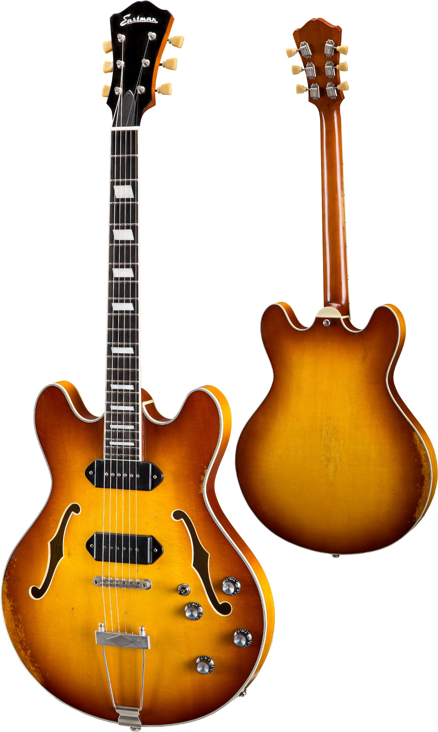Eastman T64/V Archtop Thinline - Antique Varnish