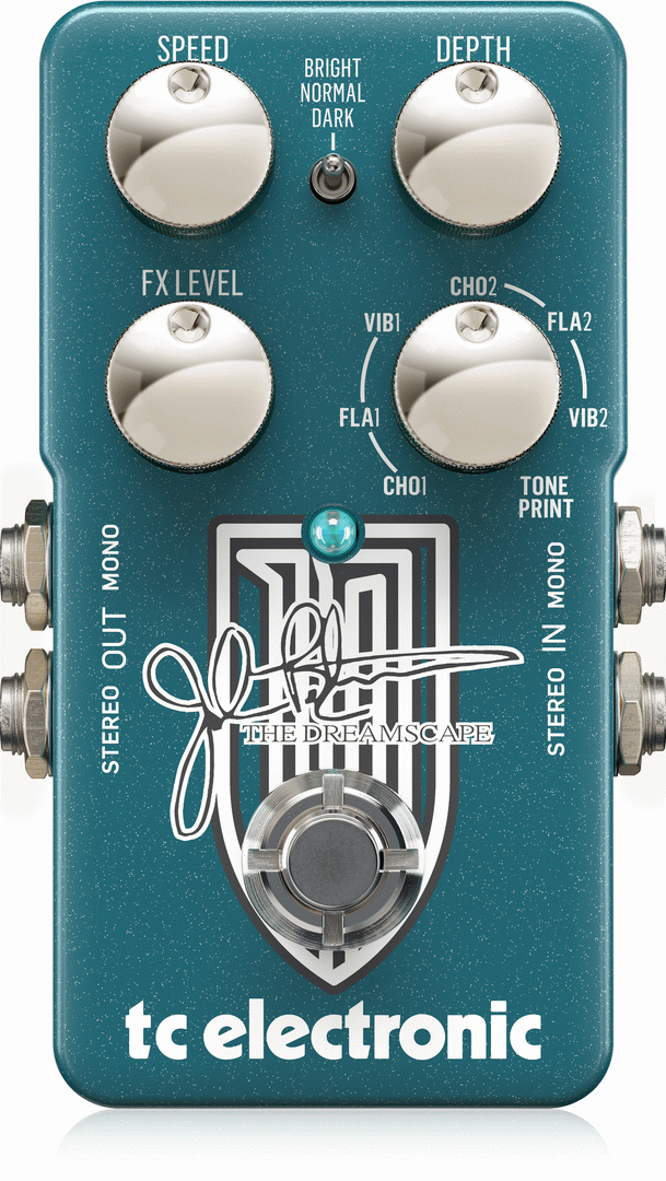 TC Electronic 'The Dreamscape' John Petrucci Signature Modulation Pedal