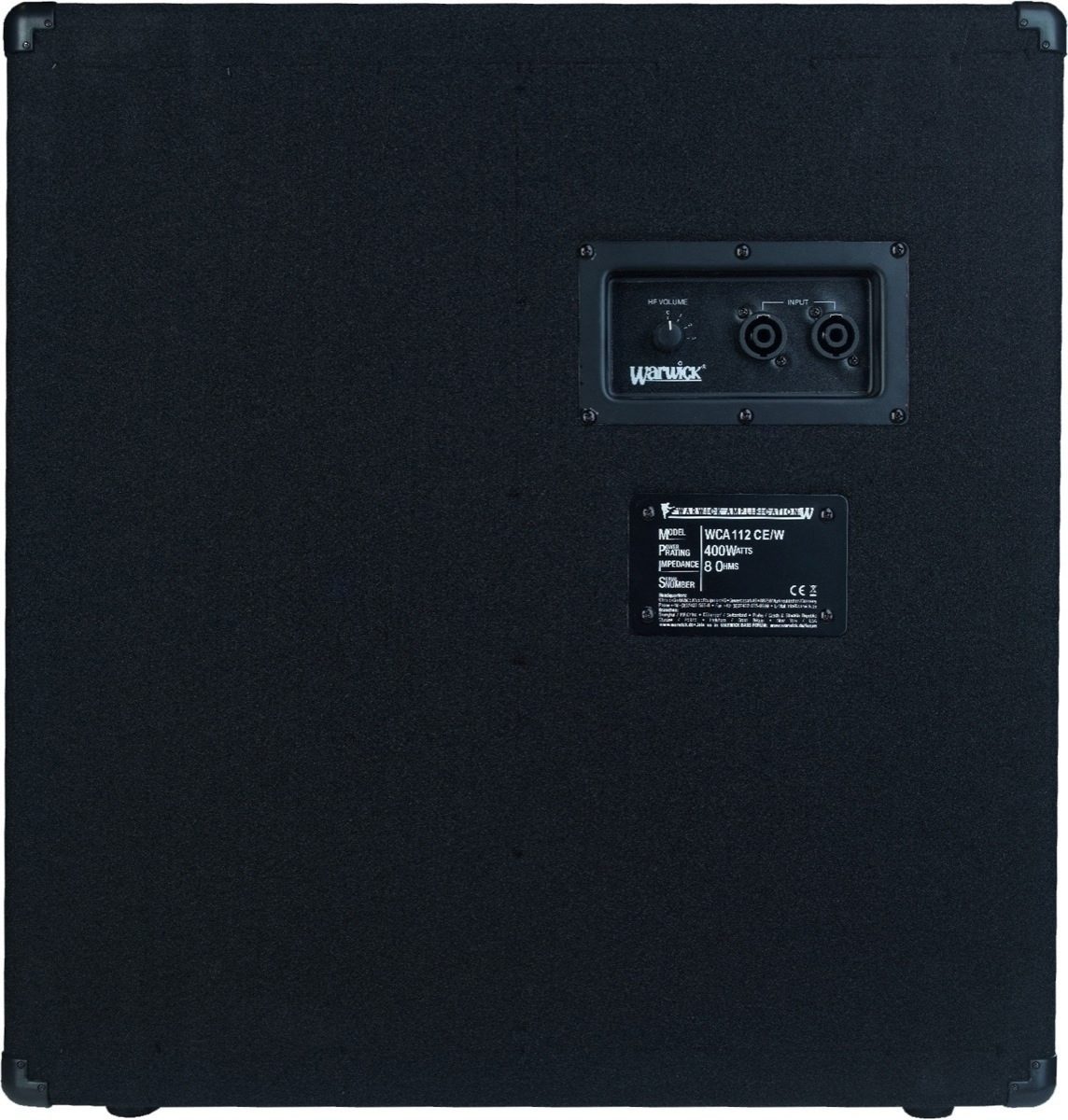 WARWICK CA-112 BASS CABINET - 1X12" LIGHT WEIGHT 400W 8OHM