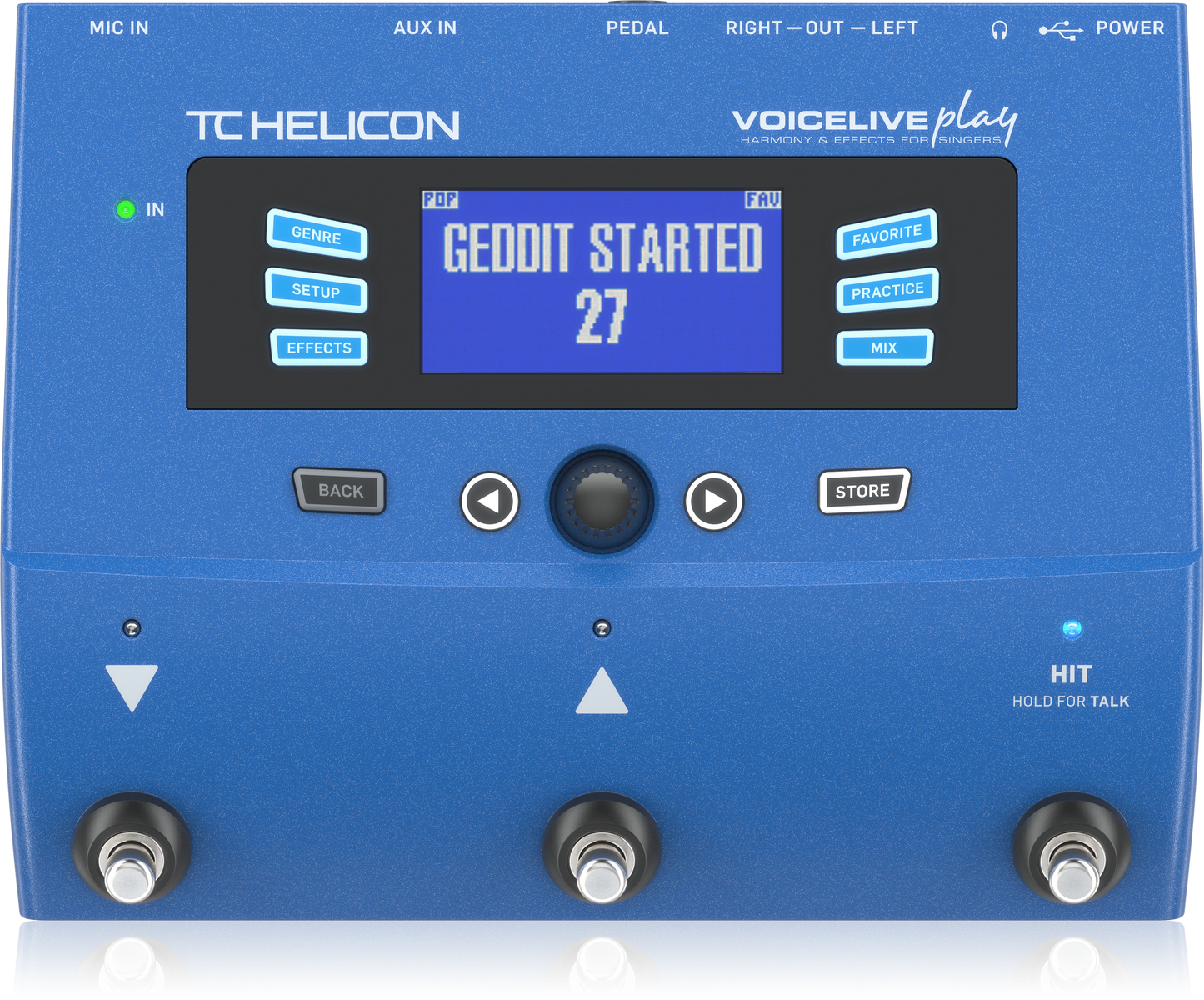 TC Helicon Voicelive Play Vocal Effects Pedal