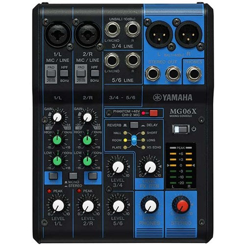 YAMAHA MG06X - MIXING CONSOLE