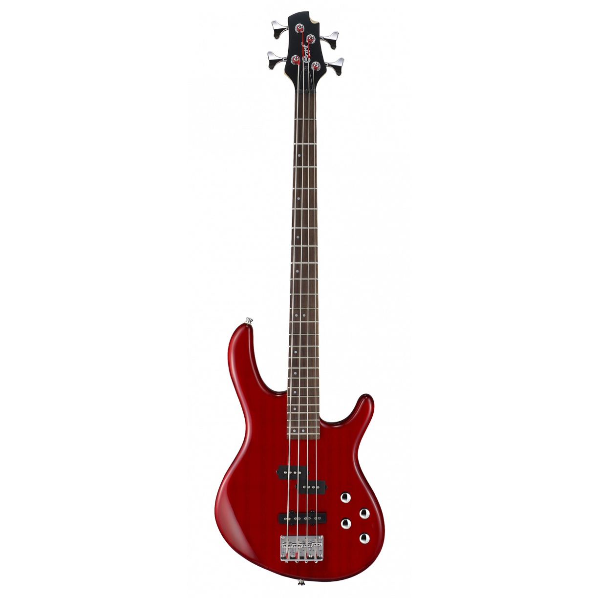 Cort Action Plus 4-String Bass - Trans Red