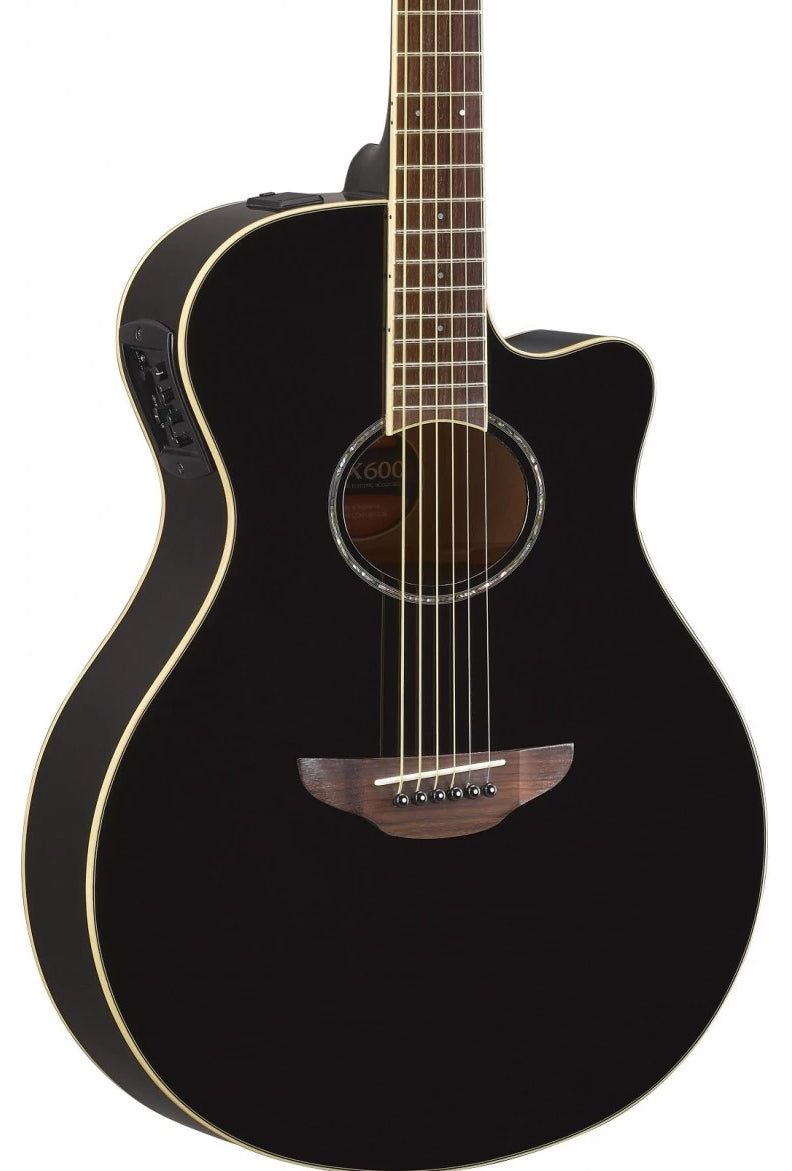 Yamaha APX600 Acoustic With Pickup Black Guitar Brothers Online