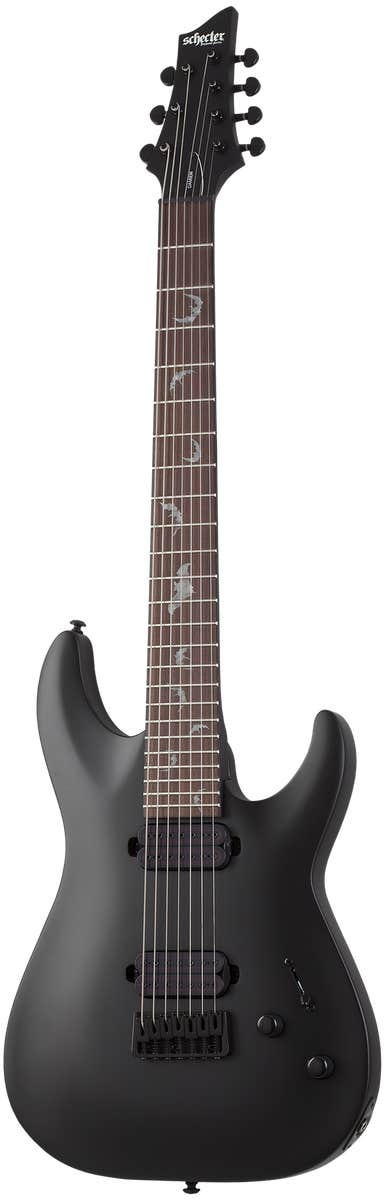 Schecter Damien 7 - 7-String - Satin Black