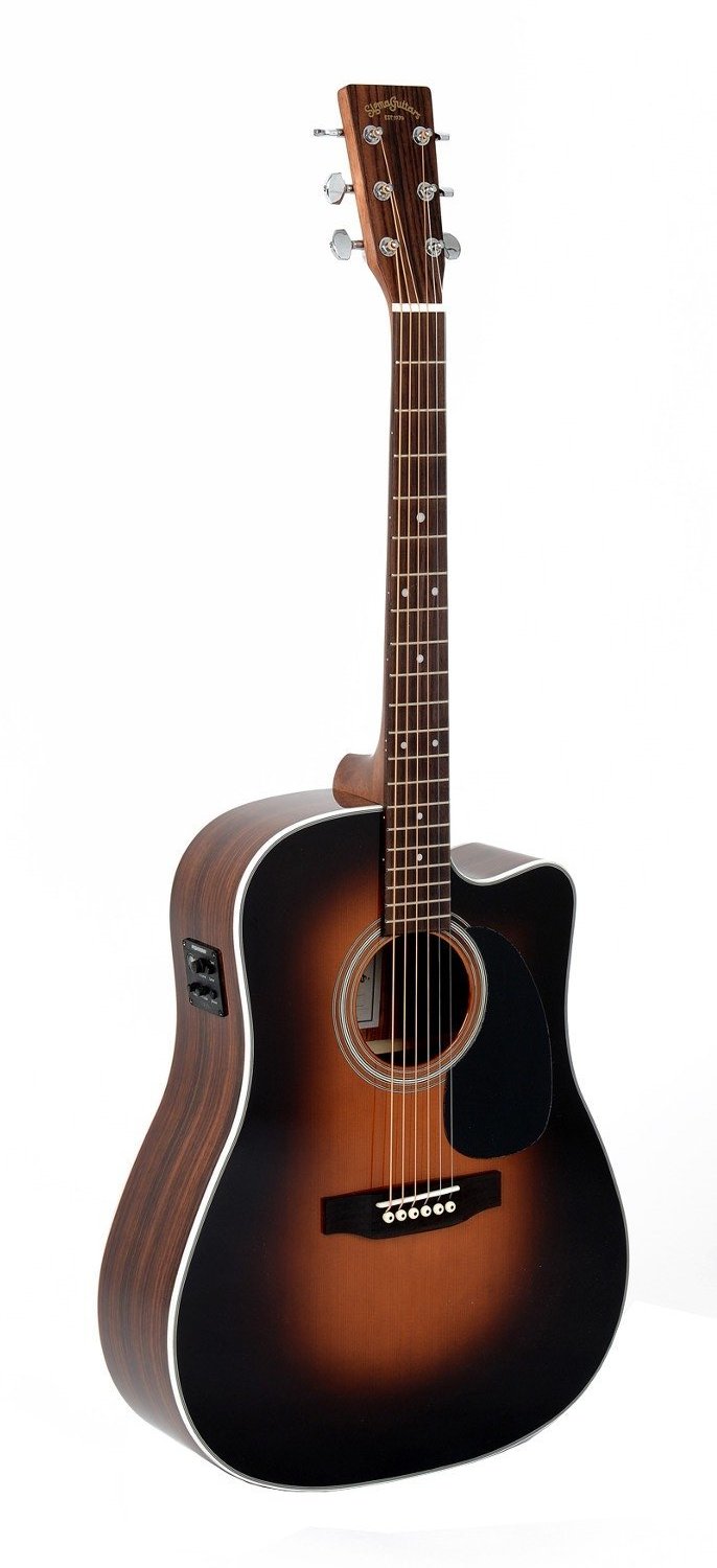 SIGMA DRC-1STE SUNBURST DREADNOUGHT C/E