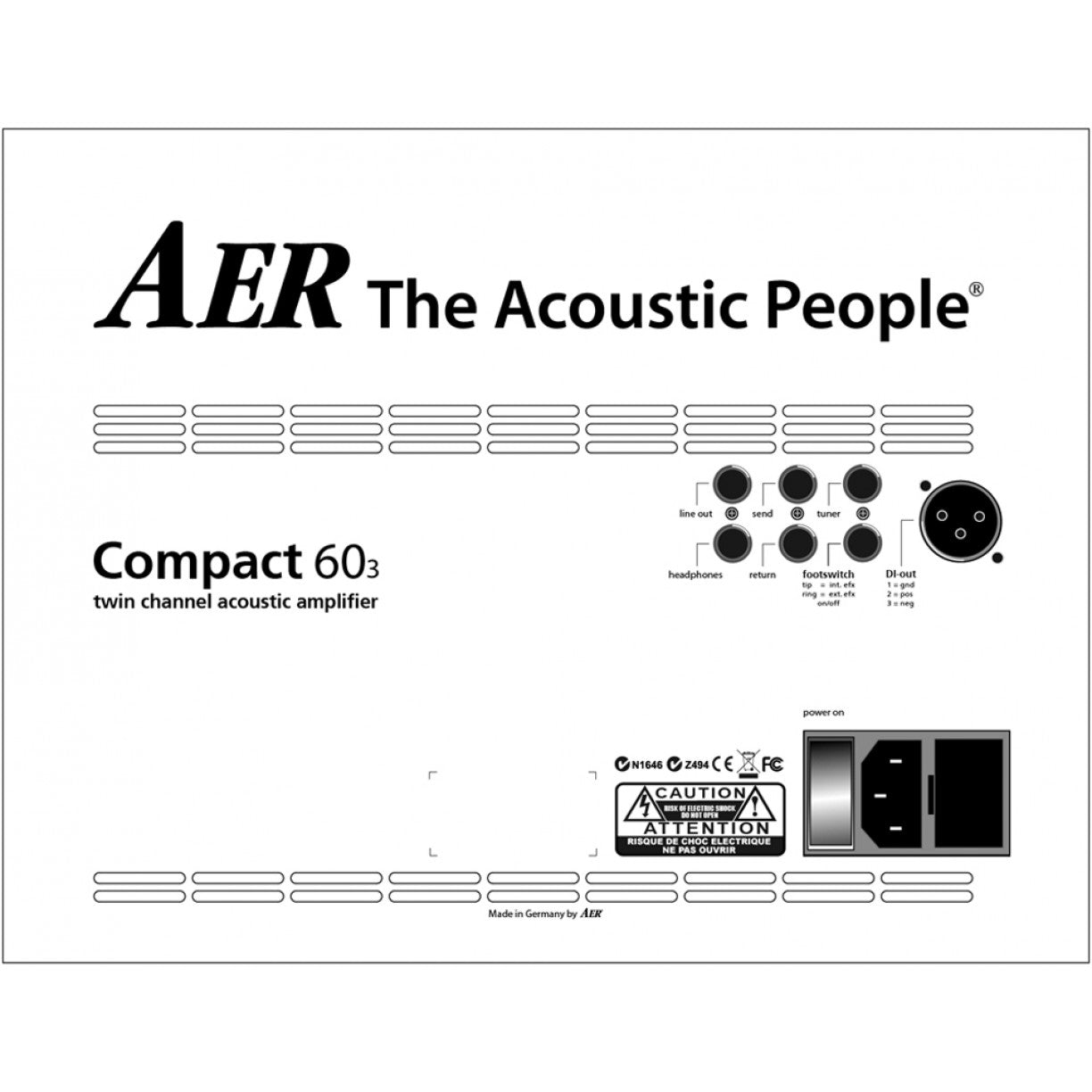AER Compact 60 Acoustic Guitar Amplifier