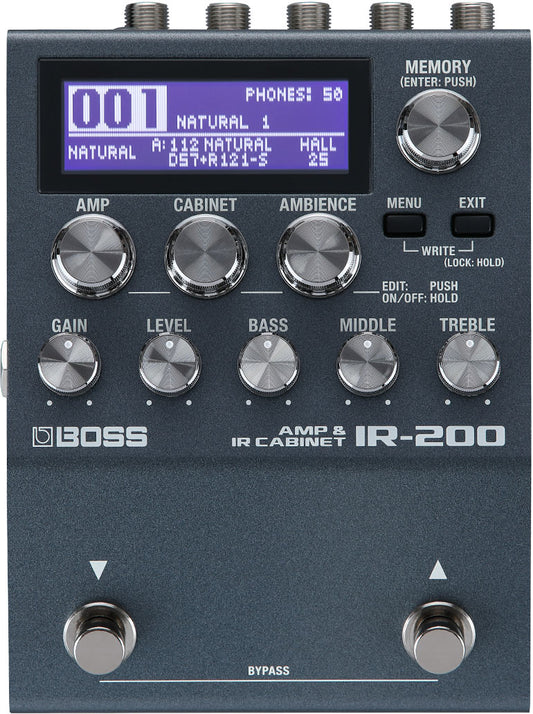 Boss IR-200 Amp & IR Cabinet Simulator Pedal