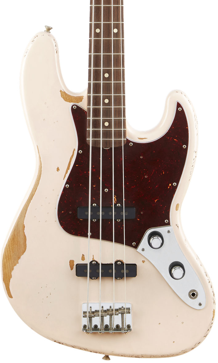 Fender Flea Jazz Bass Road Worn Shell Pink Guitar Brothers Online
