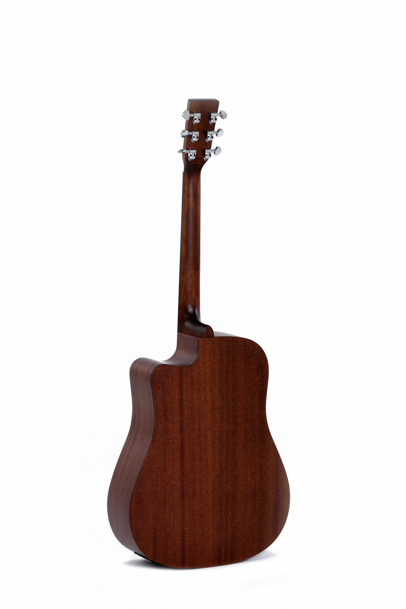 SIGMA DMC-15E+ ALL MAHOGANY DREADNOUGHT W/ CUTAWAY AND PICKUP
