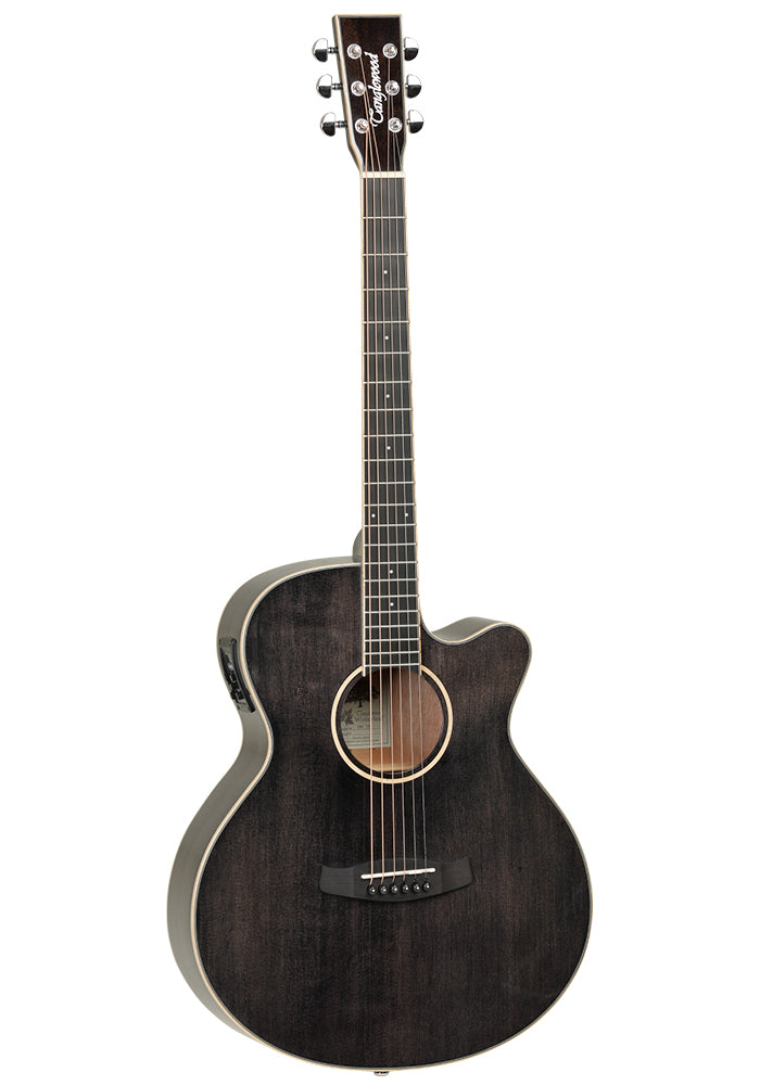 Tanglewood TW4BS Winterleaf Superfolk - Black Shadow Gloss