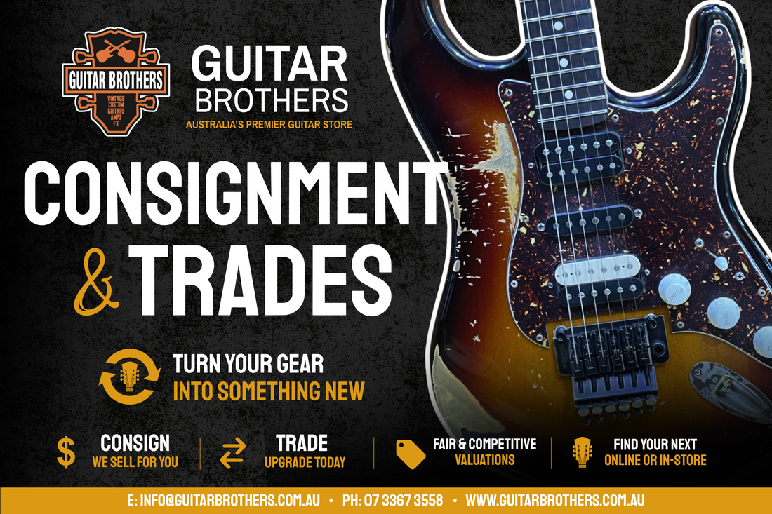 Consignment & Trades at Guitar Brothers