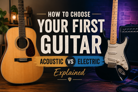 How to Choose Your First Guitar: Acoustic vs Electric Explained