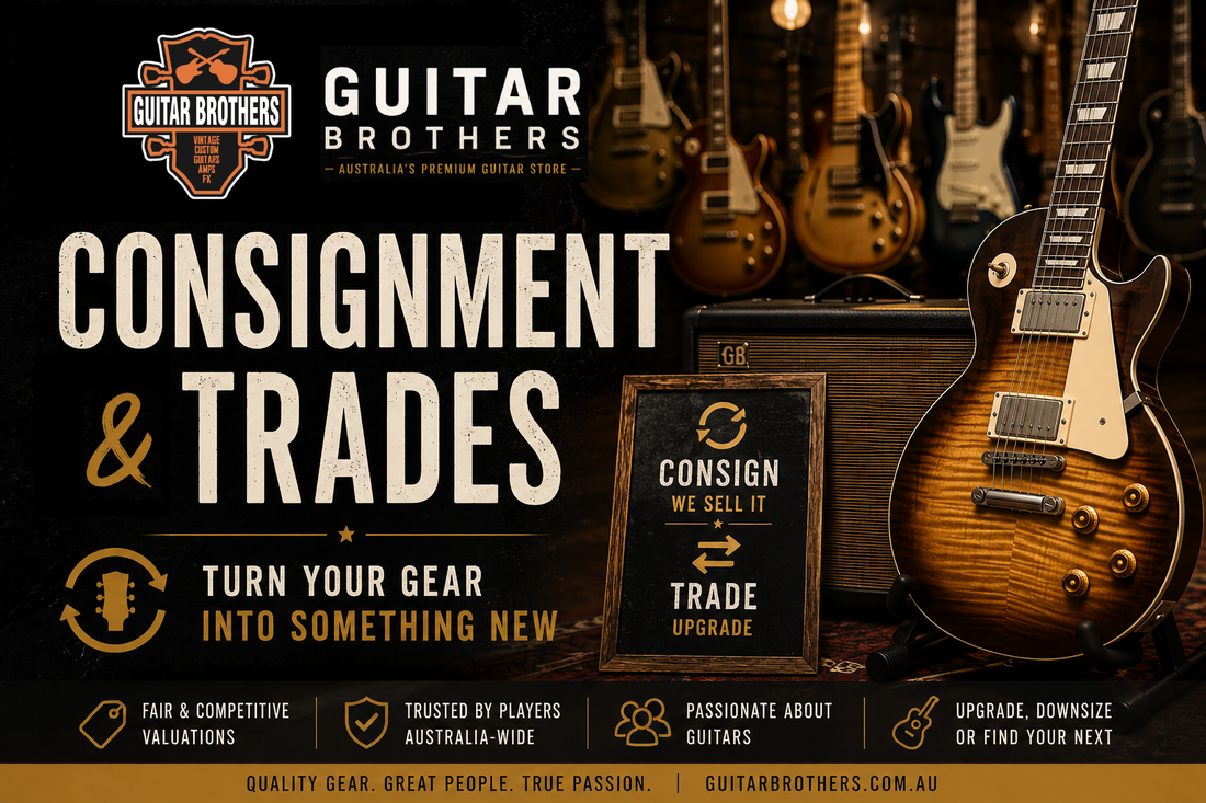 Consignment & Trades at Guitar Brothers