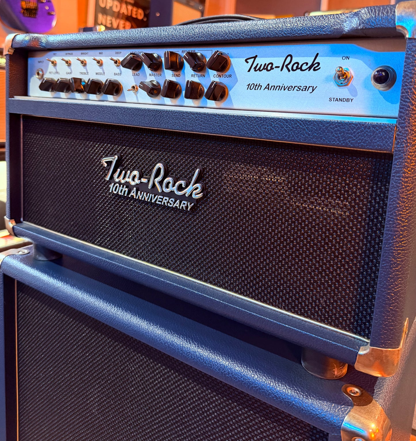 Two Rock 10th Anniversary 50W Head & Cabinet Guitar Amplifier - Pre-Loved