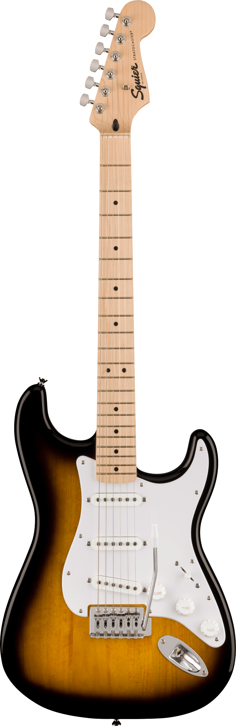 Squier Sonic Series Stratocaster - Maple Neck - 2-Colour Sunburst