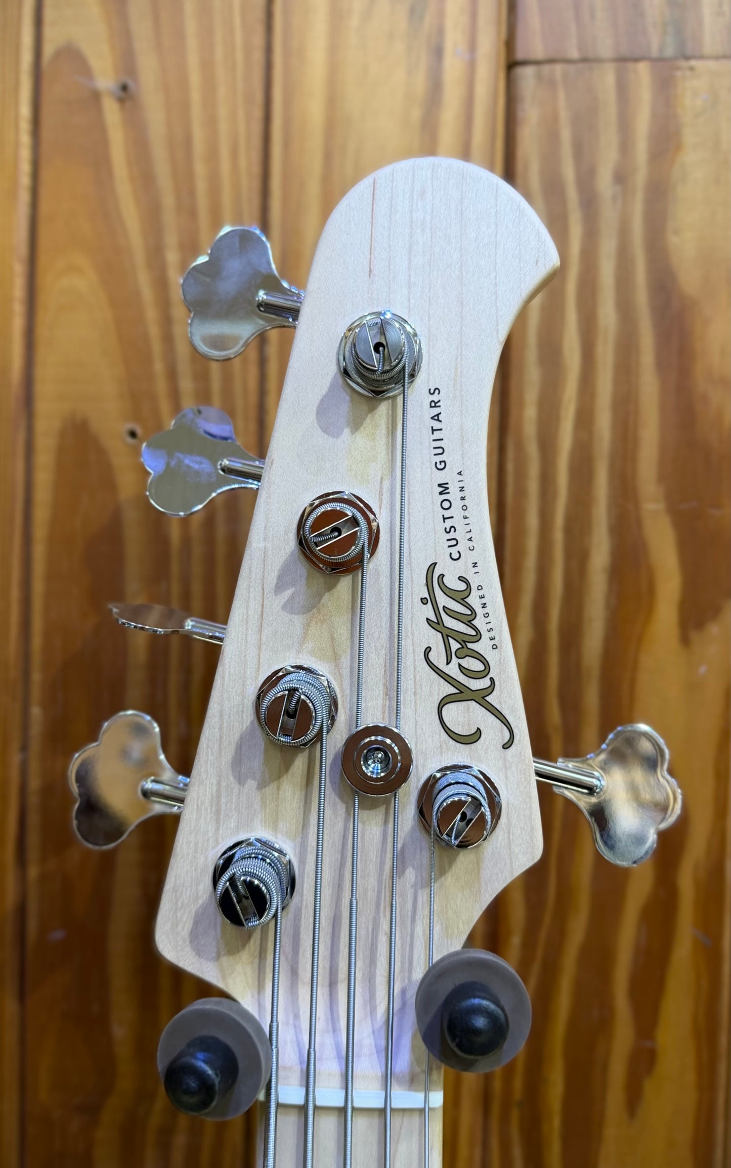 Xotic XJ-1T 5-String Jazz Bass -  Natural Ash - #3872