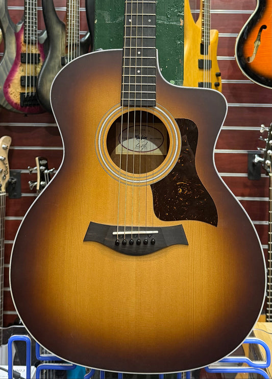 Taylor 214CE-K-SB Koa Acoustic Guitar - Sunburst - Pre-Loved
