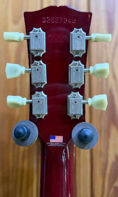 Gibson 'The Hawk' 1996 Electric Guitar - Trans Red - Pre-Loved