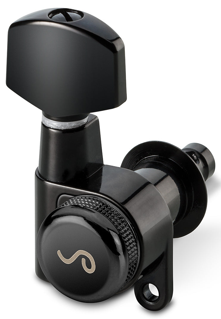 Schaller M6 180 3+3 Locking Machine Heads - Black