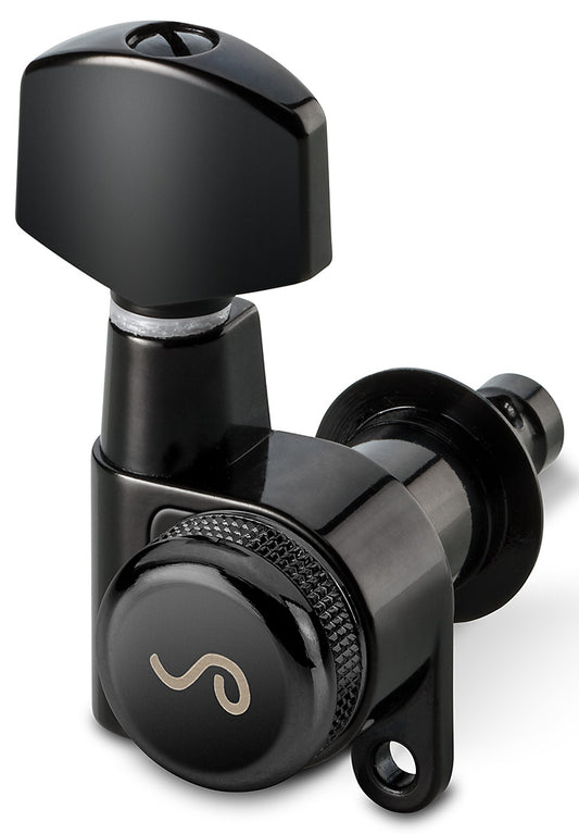 Schaller M6 180 3+3 Locking Machine Heads - Black