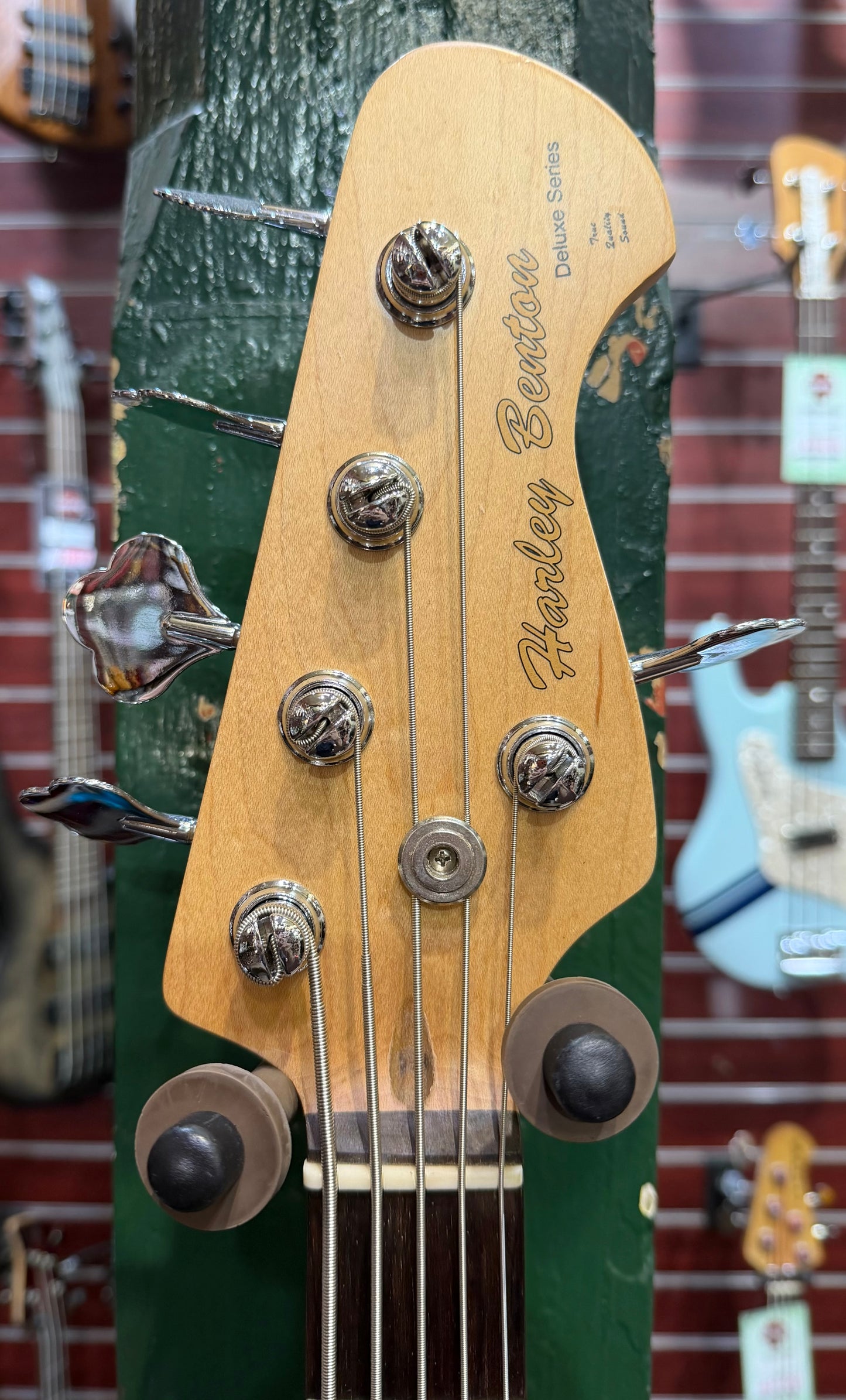 Harley Benton 5-String HTR PJ Bass - Trans Red - Pre-Loved