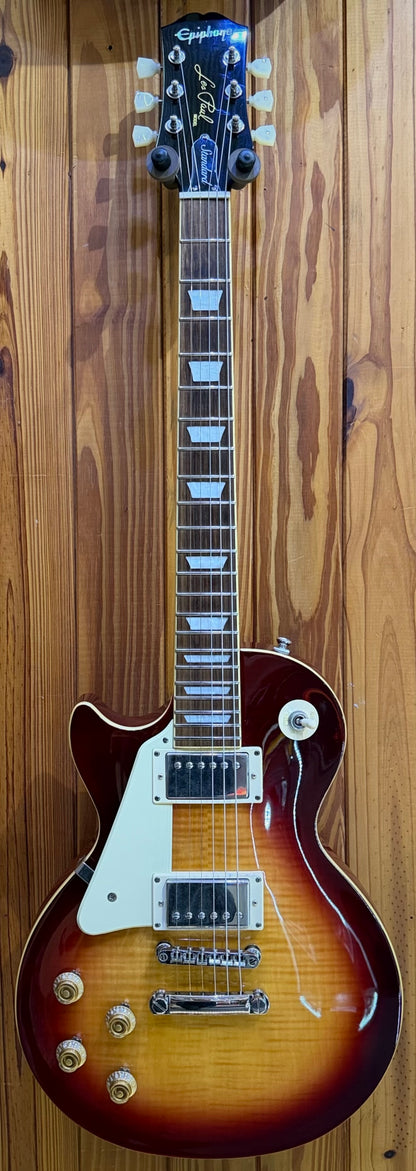 Epiphone Les Paul 'Inspired by Gibson' Standard 50s - Washed Cherry Burst - Left Handed - Pre-Loved