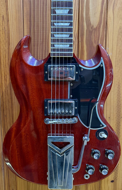 Gibson 60th Anniversary ‘61 Les Paul SG Standard w/ Sideways Vibrola - Cherry Red - Pre-Loved