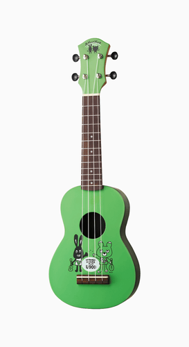 Anuenue U900 Soprano Ukulele w/ Gig Bag - Green