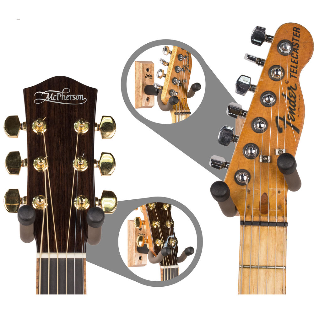 String Swing American Oak Home/Studio Guitar Hanger